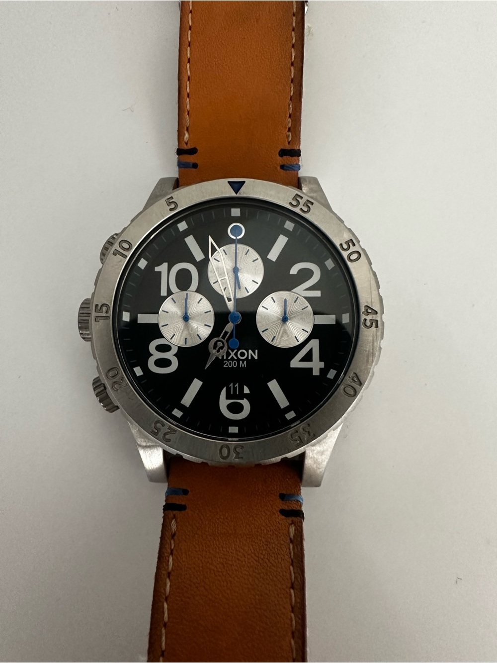 48-20 Nixon Watch on leather strap